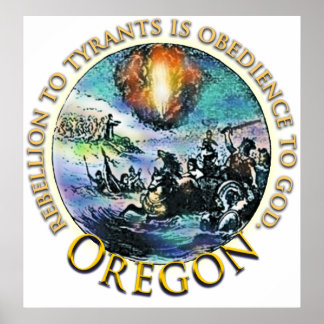 Oregon Tea Party Poster