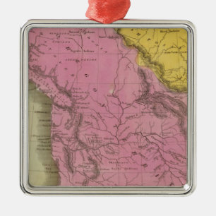 Oregon Territory 2 Metal Tree Decoration