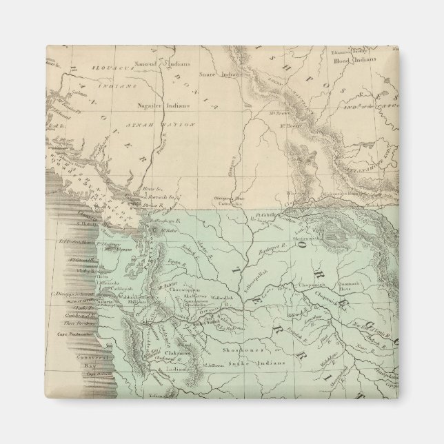 Oregon Territory Magnet (Front)