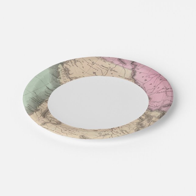 Oregon Territory Paper Plate (Angled)