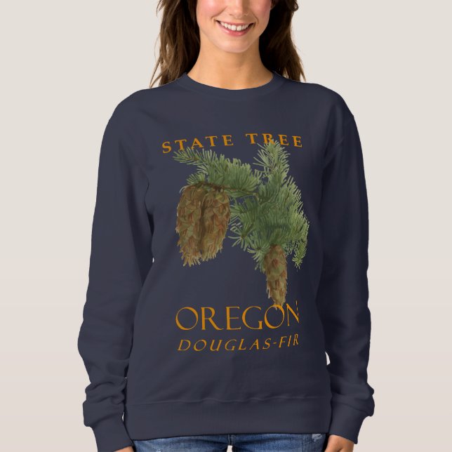 Oregon Territory Tree The Douglas Fir Sweatshirt (Front)