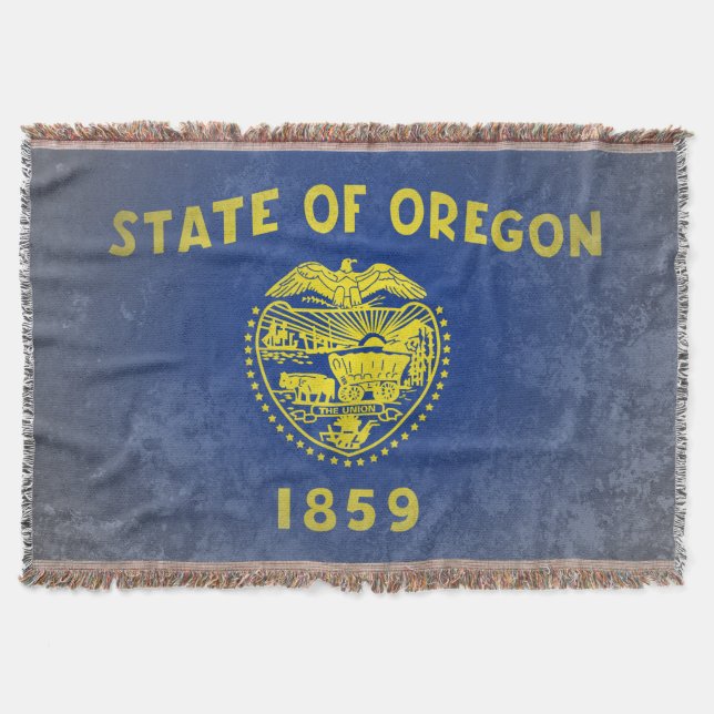 Oregon Throw Blanket (Front)