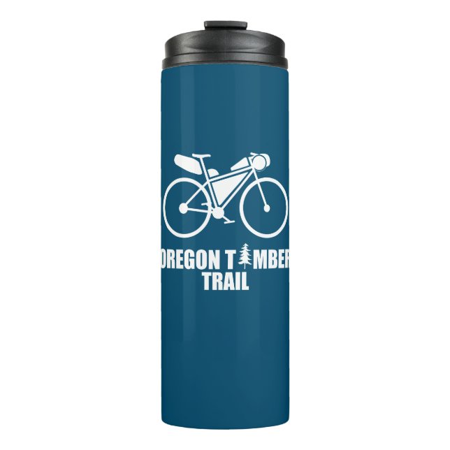 Oregon Timber Trail Bikepacking Thermal Tumbler (Front)