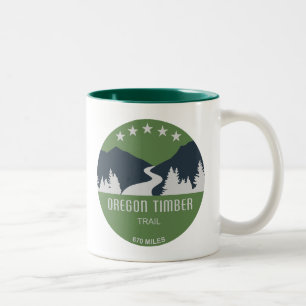 Oregon Timber Trail Two-Tone Coffee Mug