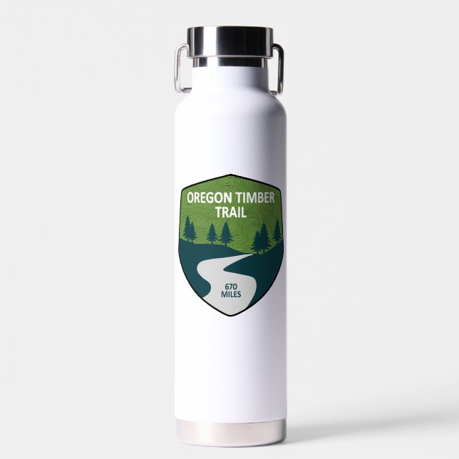 Oregon Timber Trail Water Bottle (Front)
