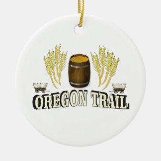 oregon trail blessing ceramic ornament