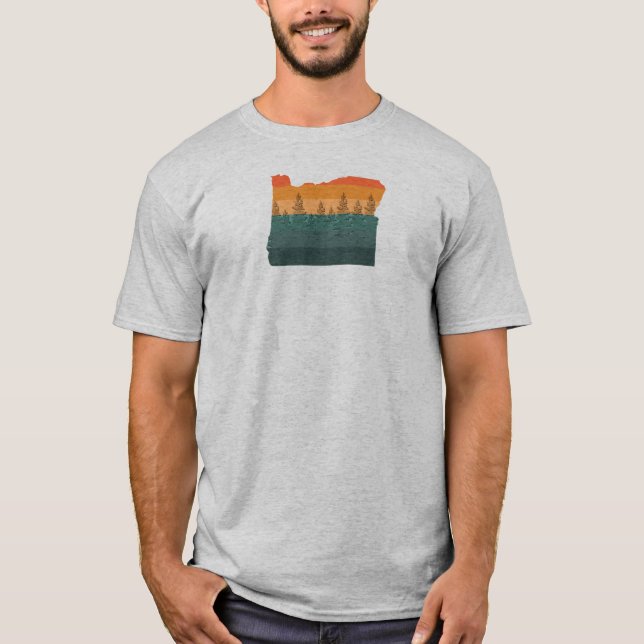 Oregon Tree Silhouette T-Shirt (Front)