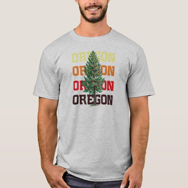 oregon tree T-Shirt (Front)