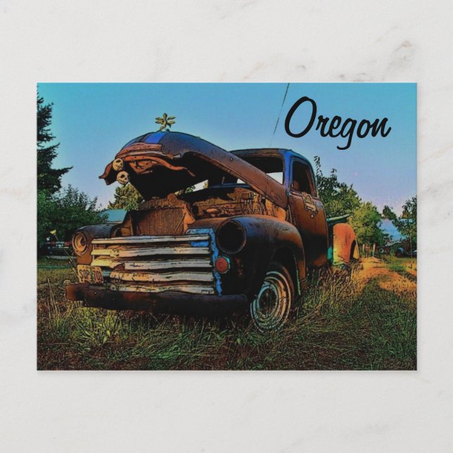 Oregon Truck Postcard (Front)