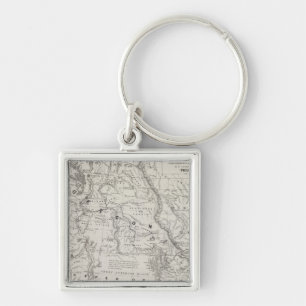 Oregon, Upper California and New Mexico 2 Key Ring