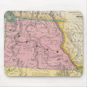 Oregon, Upper California & New Mexico Mouse Pad