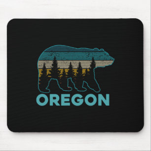 Oregon Usa Grizzly Bear Souvenir Mouse Pad
