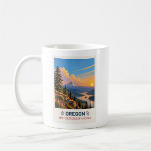 Oregon USA – Vintage Travel Mug