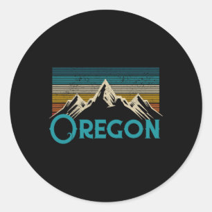 Oregon Vintage Souvenir Classic Round Sticker
