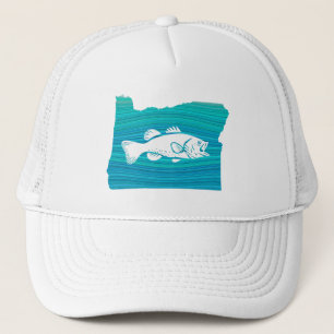 Oregon Wave Fishing Trucker Hat