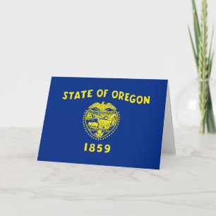 Oregonian Flag, Flag of Oregon Card