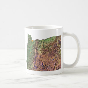 Oregonian Flag + Map Mug