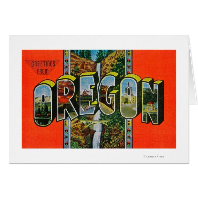 OregonLarge Letter Scenes (Front Horizontal)