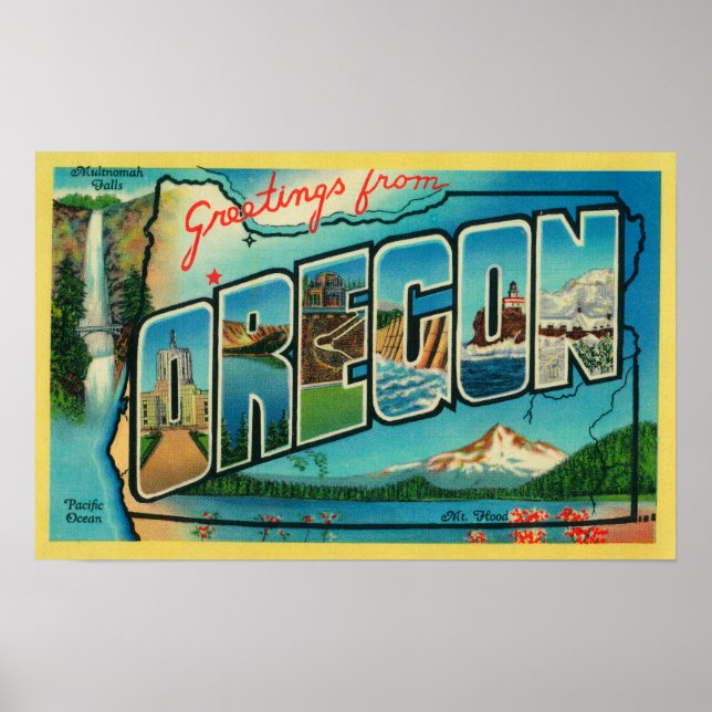 OregonLarge Letter Scenes 3 Poster (Front)