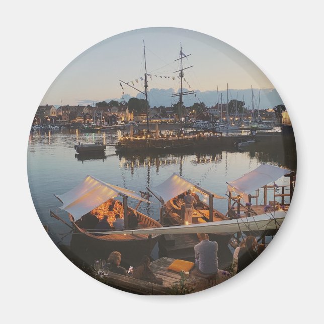Oregrund Boatweek - Swedish Archipelago  Magnet (Front)