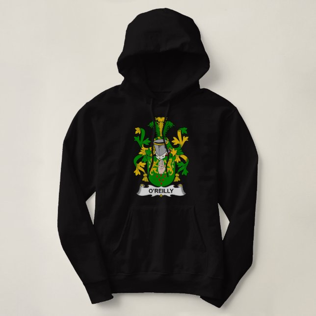 O'Reilly Coat of Arms  Family Crest  Hoodie (Design Front)