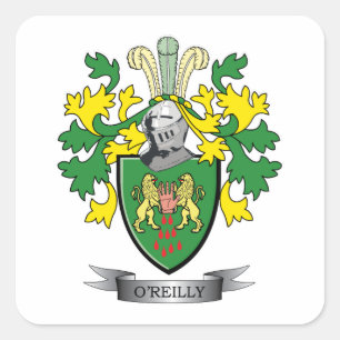 O'Reilly Coat of Arms Square Sticker