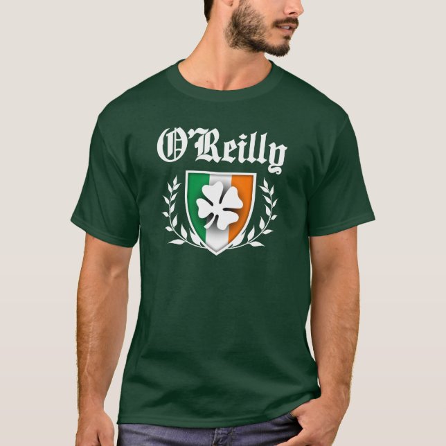 O'Reilly Family Shamrock Crest T-Shirt (Front)