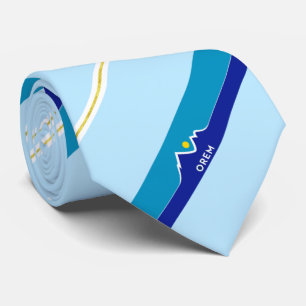 Orem (Utah) city flag Neck Tie