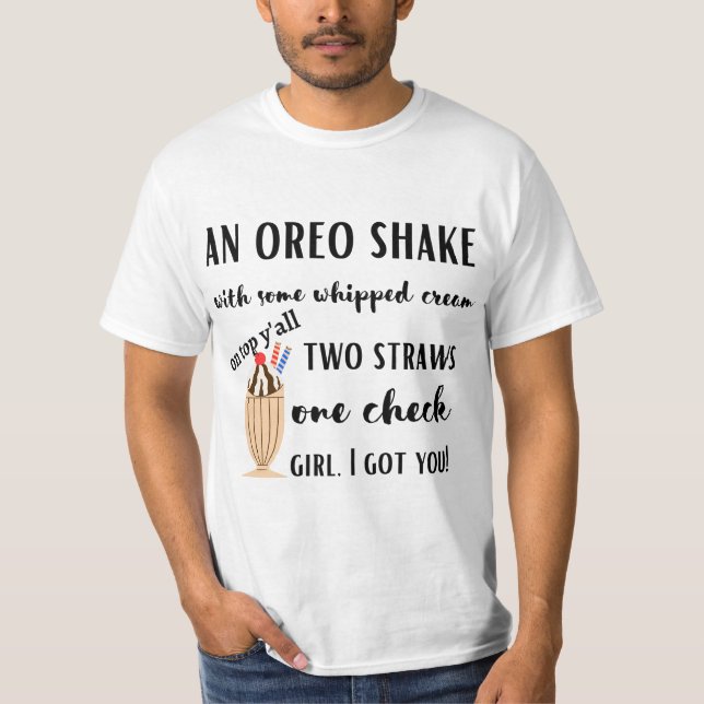 Oreo Shake T-Shirt (Front)