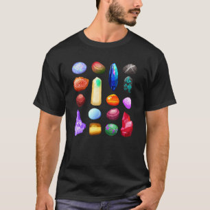 Ores Minerals Gems And Crystals Rock Collecting T-Shirt