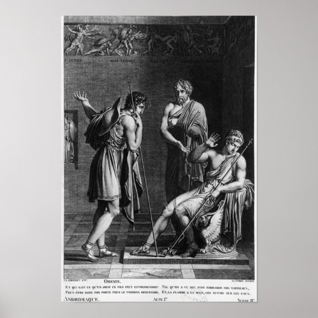 Orestes and Pyrrhus Poster (Front)