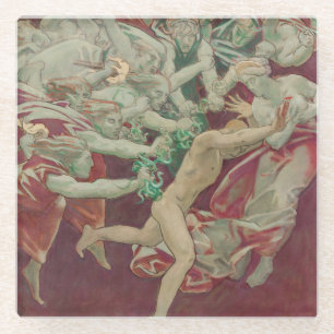 Orestes and the Furies by John Singer Sargent Glass Coaster
