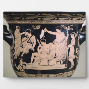 Orestes as a Suppliant at the Shrine of Apollo in Plaque