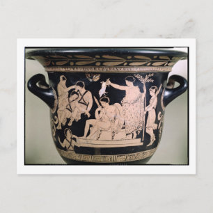Orestes as a Suppliant at the Shrine of Apollo in Postcard