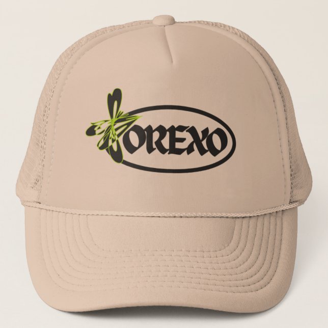  OREXO // "Buzz & Bold"  Trucker Hat (Front)