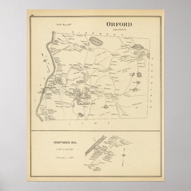 Orford, Grafton Co Poster (Front)