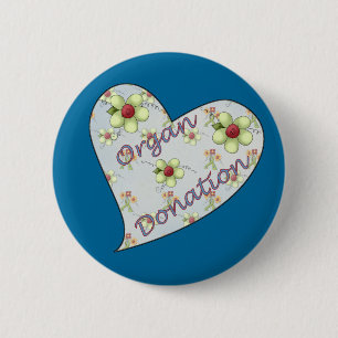 Organ Donation 6 Cm Round Badge