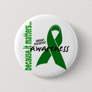 Organ Donation Awareness 6 Cm Round Badge