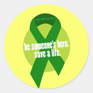 Organ Donation Awareness Stickers