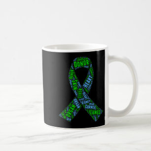 Organ donation awareness transplant or recipient coffee mug