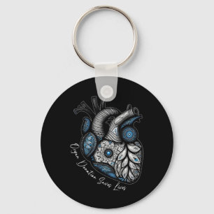 Organ Donation Saves Lives Heart Transplant Key Ring