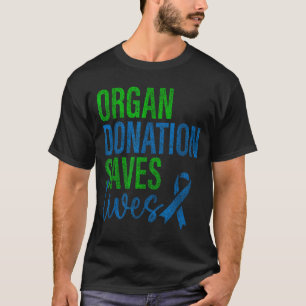 Organ Donation Saves Lives National Illustration T-Shirt