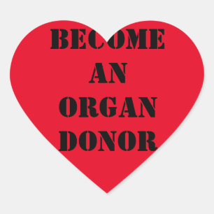 Organ Donation Sticker