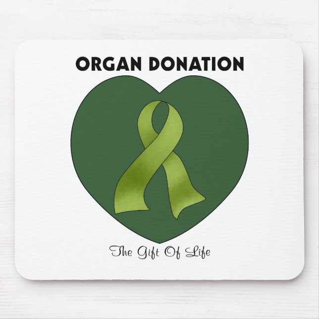 Organ Donation: The Gift Of Life Mouse Pad (Front)