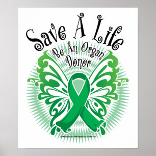 Organ Donor Butterfly 3 Poster