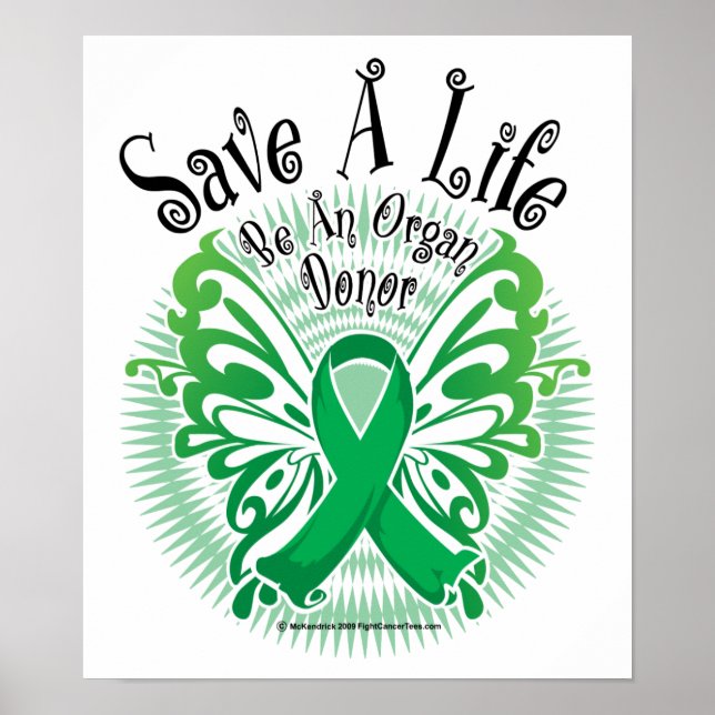 Organ Donor Butterfly 3 Poster (Front)