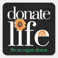 Organ Donor Donate Life Stickers