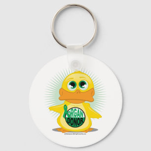 Organ Donor Duck Key Ring