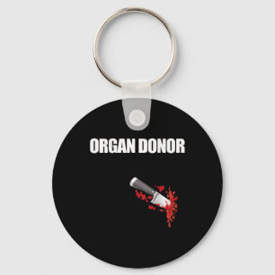 Organ Donor Fun Bloody Wound Kidney Meme On Byck 4 Key Ring