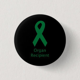 Organ Donor Ribbon 3 Cm Round Badge